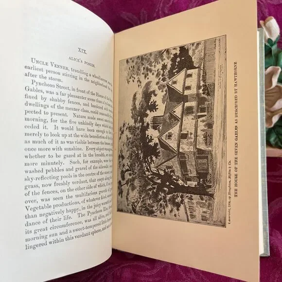 1932 The House of Seven Gables by Nathaniel Hawthorne, Illustrated Vintage Book - Picture 8 of 10